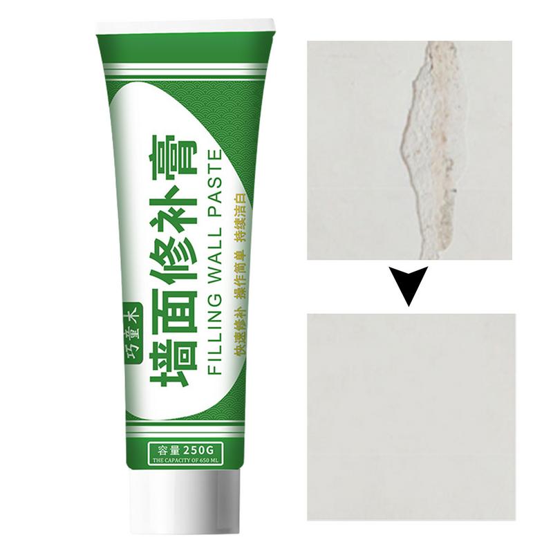 250g Wall Mending Agent Caulking Agent Wall Repair Cream Waterproof Anti Mold White Wall Patching Cream Fast Drying