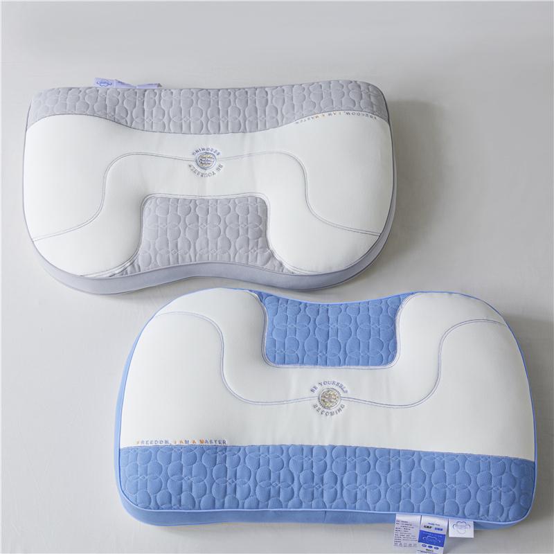 2024 New 4D Latex Neck Support Ergonomic Pillow 48x74cm 1pc Help Sleep Protect The Head and Neck Soft and Breathable