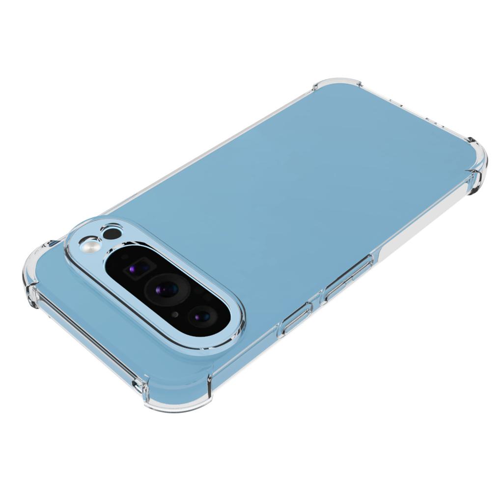 For Google Pixel 9/Pixel 9 Pro Case Drop-Proof Non-Slip Soft TPU Clear Phone Cover