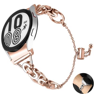 Edelstahlarmband für Samsung Galaxy Watch7/FE/5 Pro/6/4 Classic 44/40mm für Galaxy 7 6 5 4 44 40mm 5Pro 45 Lückenloses Armband