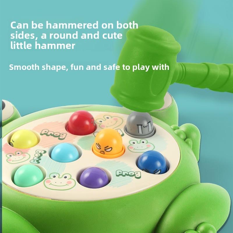 Frog Whackamole Game For Kids Interactive Educational Toy With Music And Lights