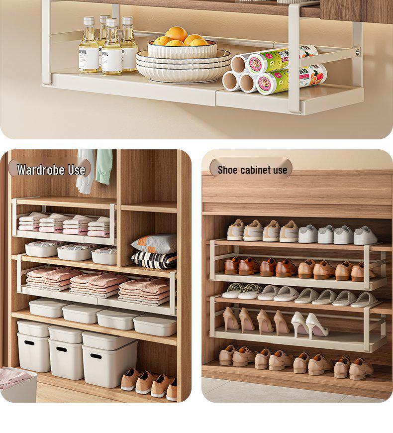 Infällbar Hängande Kökskåpsorganisatör & Förvaringshylla