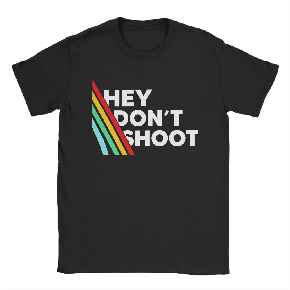 

Arc Raiders Hey Dont Shoot T Shirt Summer Hip Hop TShirts Unisex Women Cotton O Neck Oversized Clothes Short Sleeves Awesome Tops M