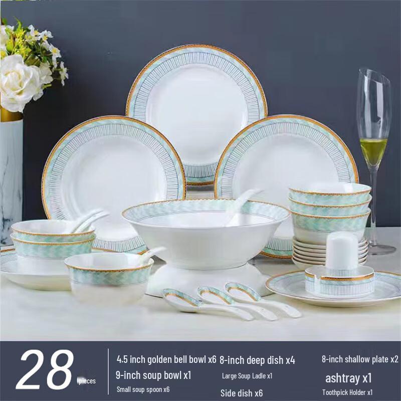 Jingdezhen Ceramic Dinnerware Set