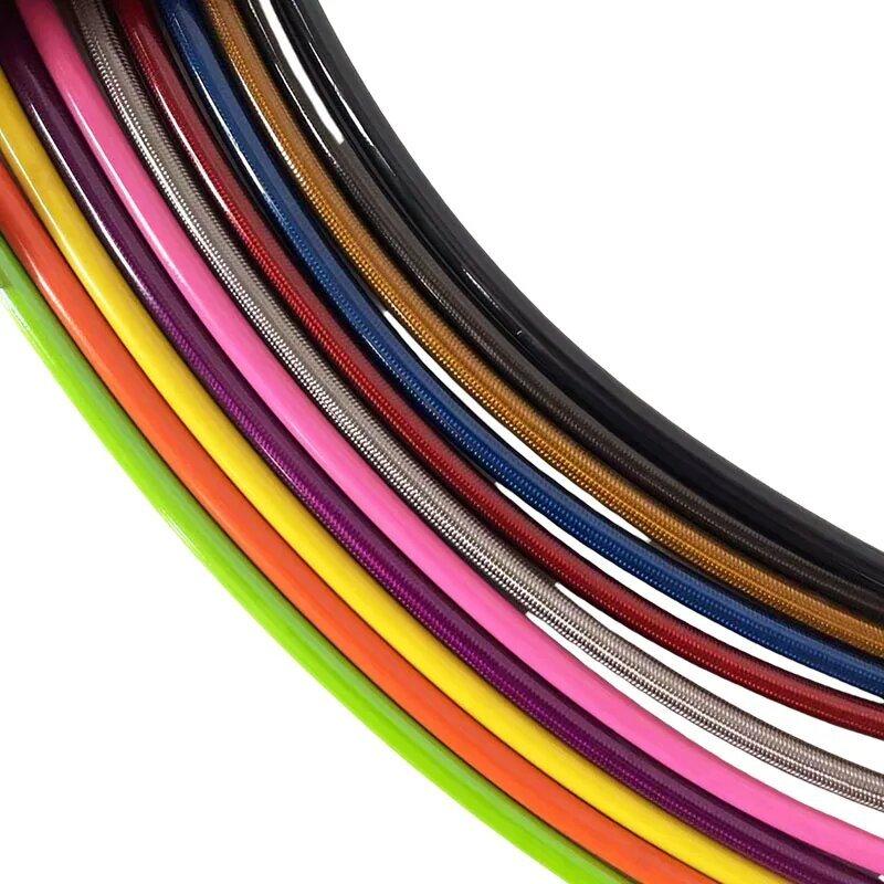 AN3 Motorrad Auto Hydraulischer Bremschlauch Automobil Racing Nylon PTFE Stahlgewebe Kupplung Universell Scheibenbremse Ölleitung 1/8