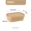Kraft Paper Disposable Meal Box