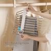 Multi-Function Magic Pants Hanger Space-Saving Trouser Hanger Durable Pants Storage Hook