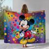 Cartoon Mickey Minnie Mouse Donald Duck Flannel Blanket,Ultra Soft Warm Plush Throw for Home Bedroom Bed Sofa Cover Office gift