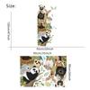 Cartoon Animals Home Decoration Wall Stickers for Bedroom Kids Room Door Wall Decals Cartoon Wall Sticker Accessories