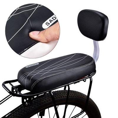 Cojín de esponja para bicicleta de montaña con respaldo, transpirable, suave y amortiguador.