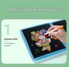 Portable Eco-friendly Children's Drawing & Doodle Board - Foldable, Waterproof & Wipeable 
