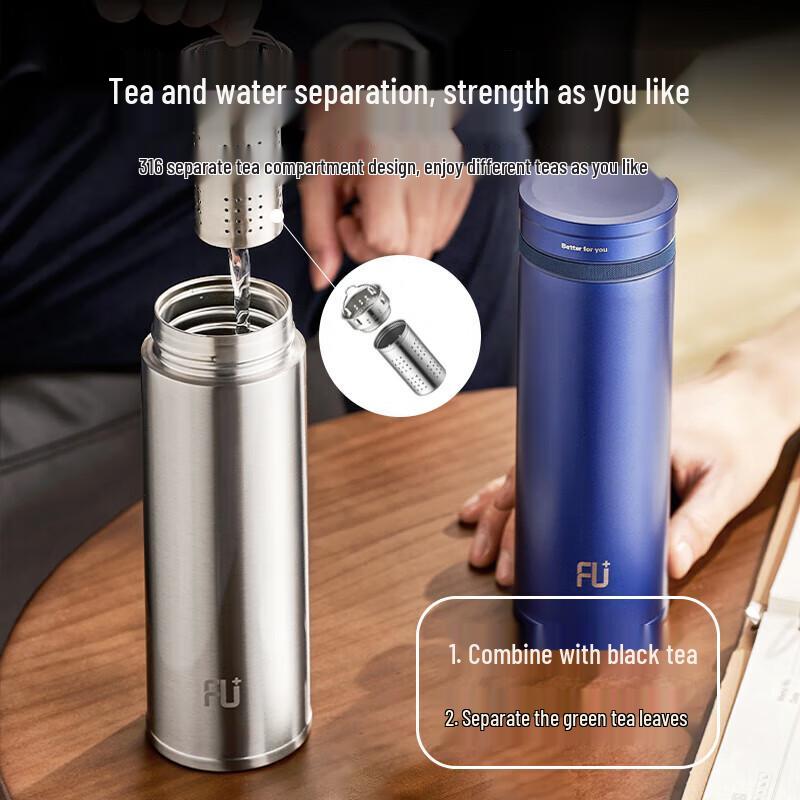 Fuguang FU+ Classic Vacuum Insulated Glass Mug