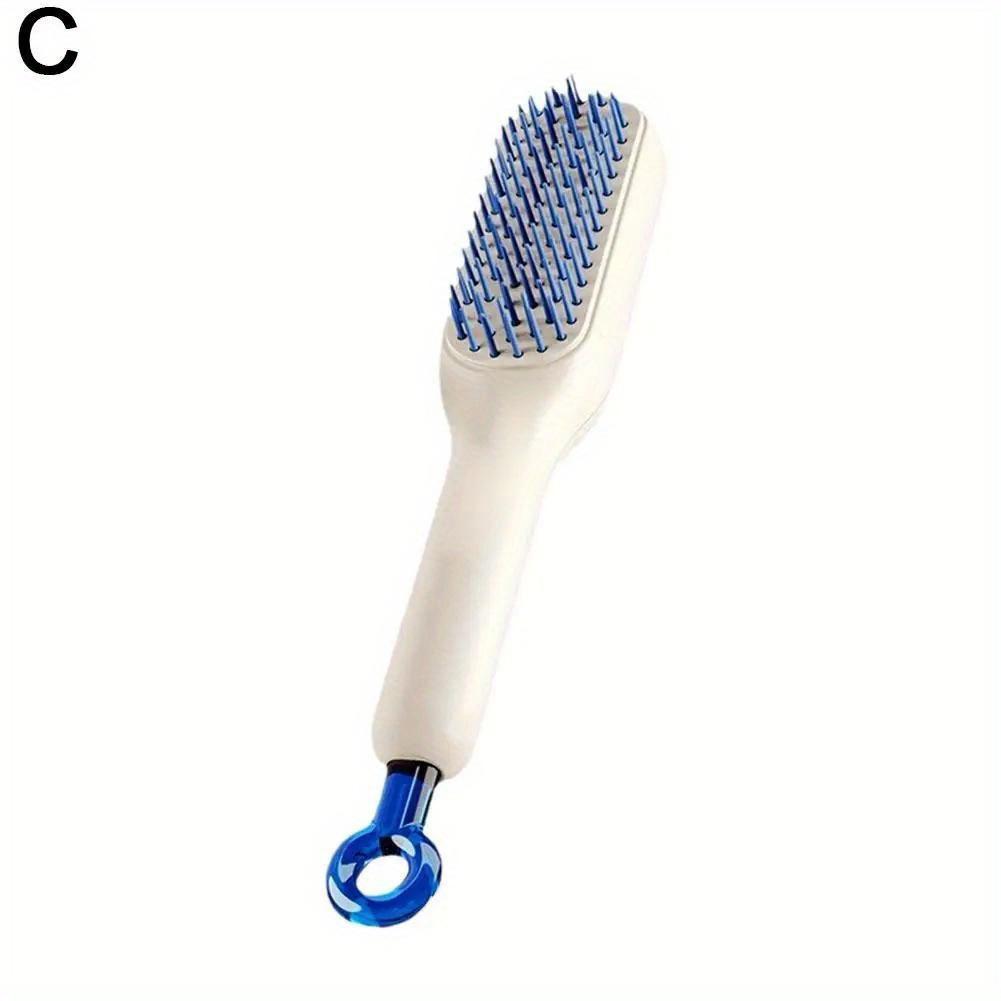 

Retractable Comb Self-cleaning Hair Brush Anti-static Massage Comb For Women Smooth Hair Self Cleaning Hair Brush