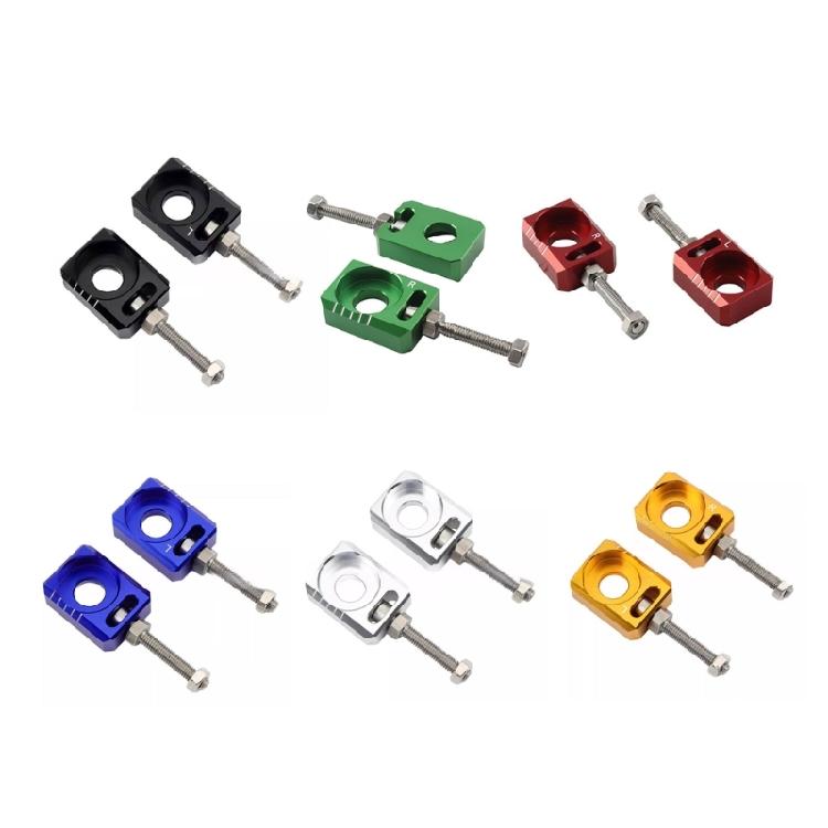 Aluminum Chain Adjuster For Electric Bike Motorcycles Rear Axles Blocks Aluminum Rear Wheel Axles Hub Spacers