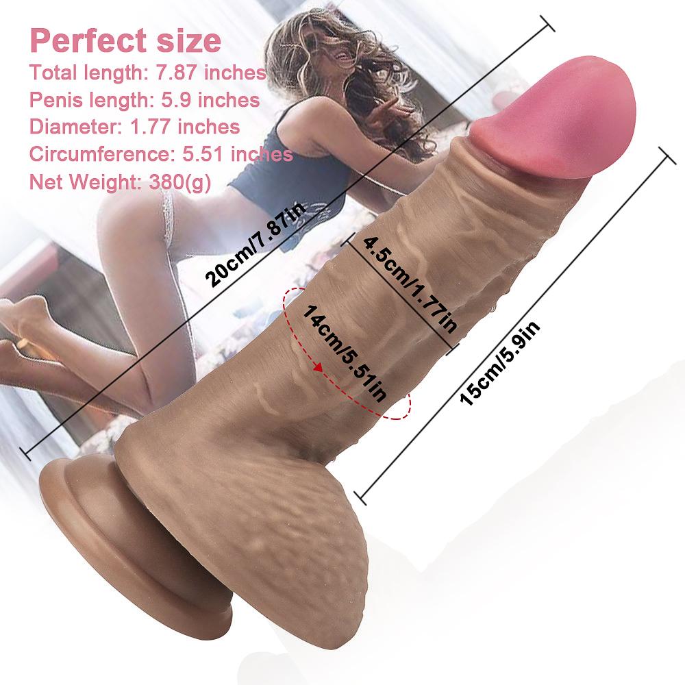 Big Realistic Dildo Silicone Penis with Suction Cup for Women Masturbation Lesbain Anal Sex Toys for Adults 18