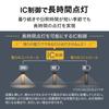 Takasho ExLights Solar Uplight FLAG, Dark Gray, Long-lasting illumination, Premium brightness, ABS resin, Polycarbonate, Aluminum, LGS-EL08