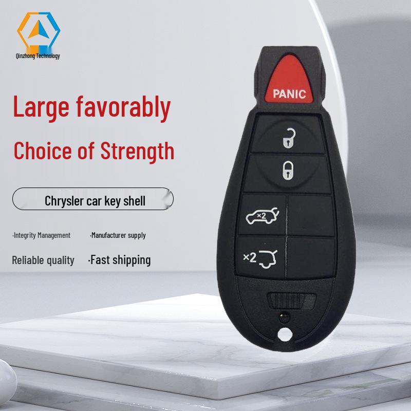 

Chrysler 4+1 Button Smart Tailgate Key Shell - Set of 2