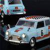 1:32 Morris Mini Cooper S Alloy Classic Sports Car Model Diecast Metal Track Racing Car Vehicles Model Sound Light Kids Toy Gift