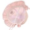 Cute Rabbit Baby Girl Bucket Hat Lace Ruffle Fisherman Cap for Toddler Kids Adjustable Drawstring Basin Caps