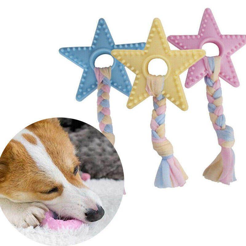 Pet Dog Puppy Toy Teething Tough Chew Bite Phonation Star Shape With Biteresistant Highquality Tpr Material