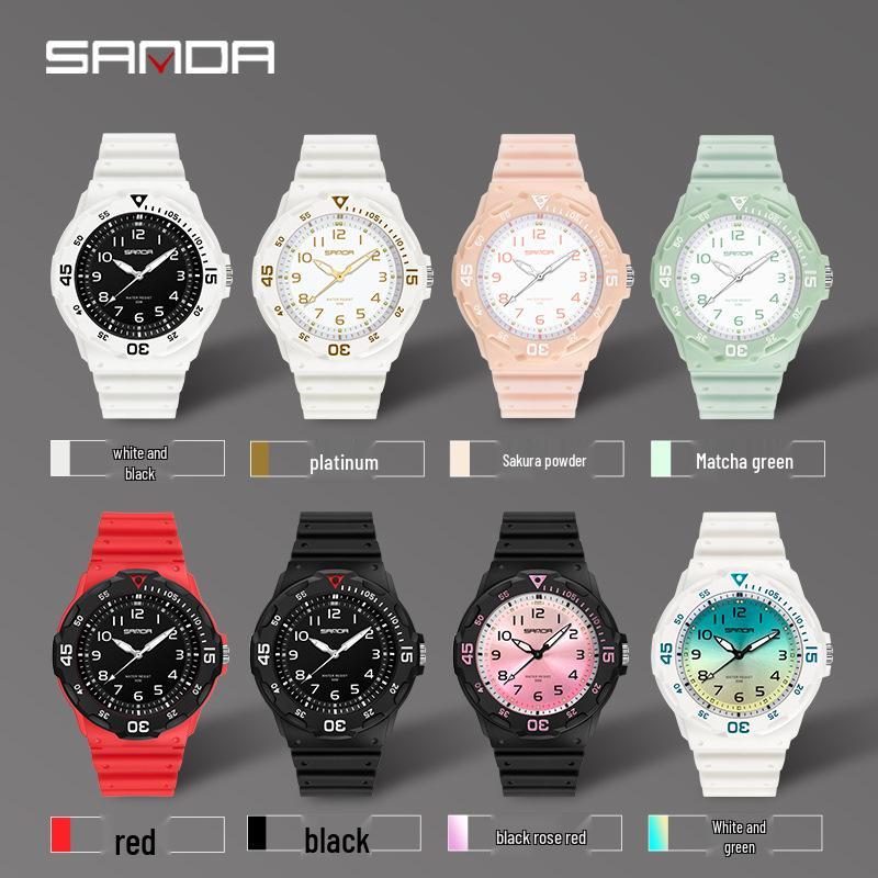 Reloj Impermeable Estilo Pareja Sanda - Moda Sencilla y Fresca para Hombres, Mujeres y Estudiantes