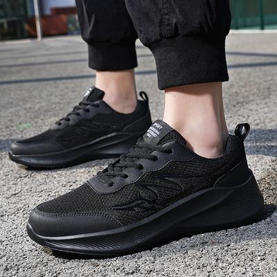 Modische Herrenschuhe Übergroß Ultra-Leicht-Technologie Mesh Laufschuhe Funktionale Sportschuhe Reiseschuhe Atmungsaktiv und Stoßdämpfend