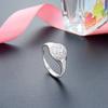 Lindon Klassischer Zirkon-Ring aus 925er-Sterlingsilber, Damenschmuck, Hochzeitsversprechen, Party-Geschenk