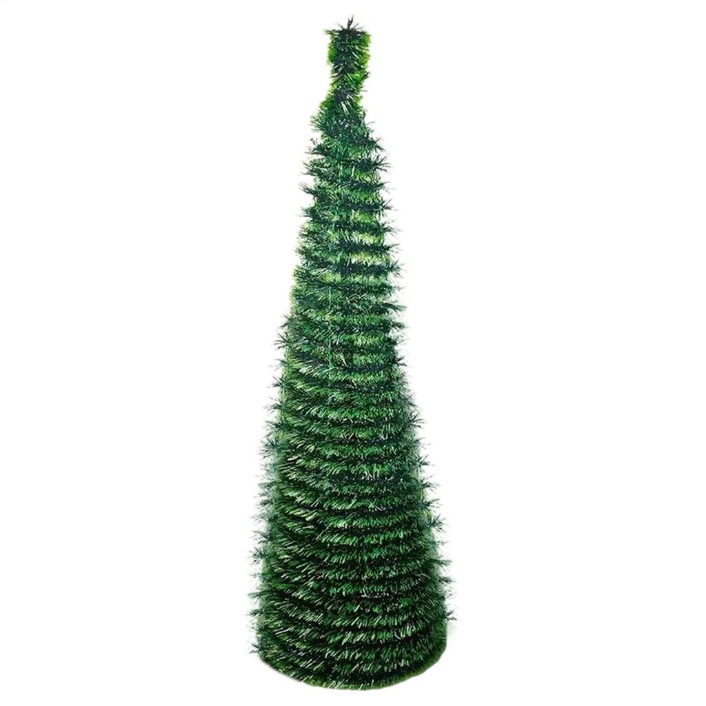 Christmas Tree 150cm Faux Christmas Tree Foldable Artificial Xmas Tree for Home Indoor Decor Party Winter Holiday Festival Decor