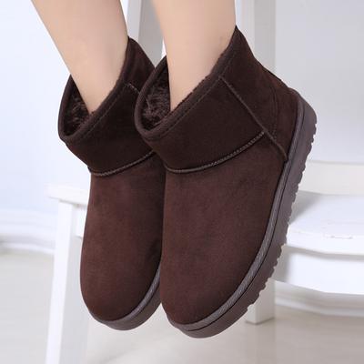 Katoenen Schoenen Dames Winterlaarzen Sneeuwlaarzen Dames Plus Verdikt Warm Platte Korte Laarzen Dames Antislip