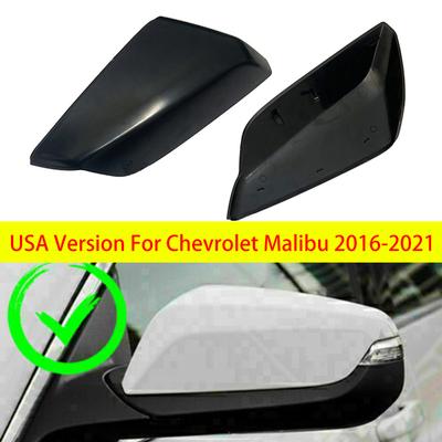 Version For Chevrolet Malibu L LS LT 2016 2017 2018 Car Side Rearview Wing Mirror Cap Cover Cap Black Replace