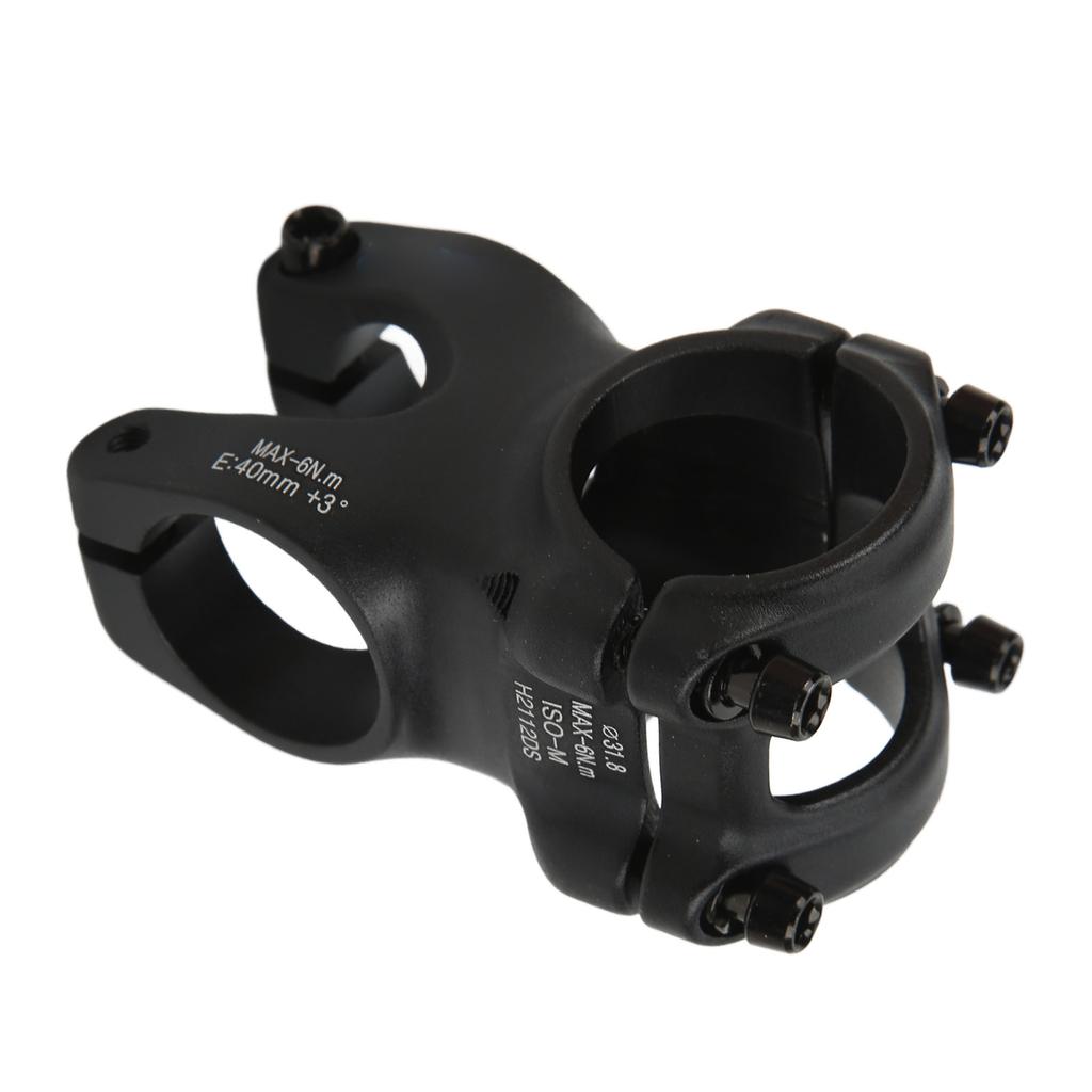 Wspornik Rowerowy Rower Górski Wydrążony Antypoślizgowy Odporny na Zużycie Stop Aluminium Czarny Wspornik DIY Rower