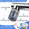 Mechanical Arm Universal Faucet Extender, Rotatable Faucet, Washbasin, Multifunctional Joint, Splash Proof Device