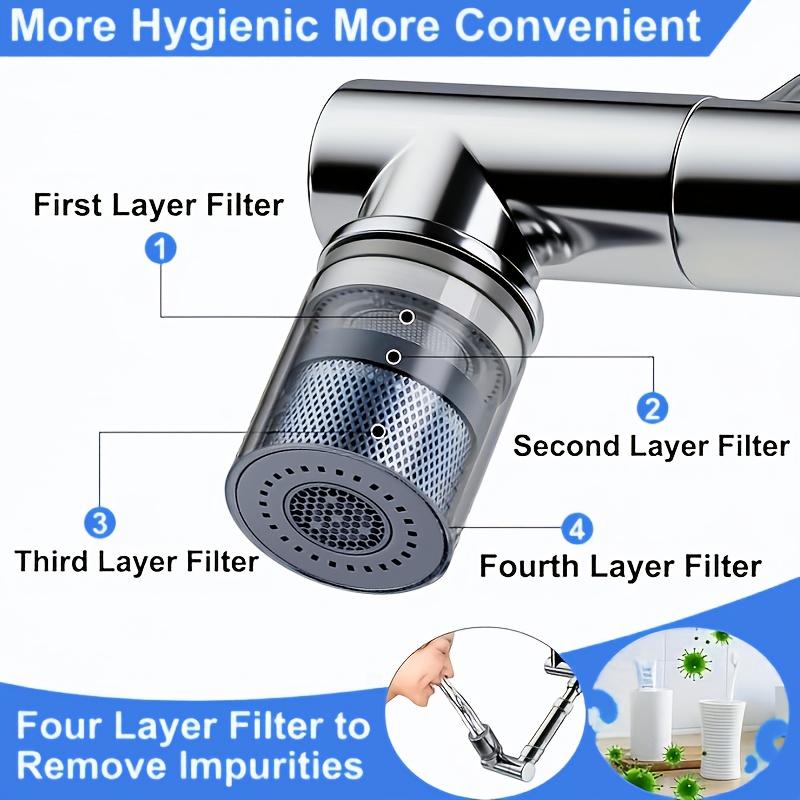 Mechanical Arm Universal Faucet Extender, Rotatable Faucet, Washbasin, Multifunctional Joint, Splash Proof Device