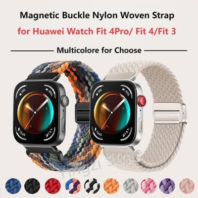 Νάιλον Υφαντό Λουράκι για Huawei Watch Fit 4 4Pro Ρολόι Βραχιόλι Αντικατάσταση για Huawei Watch Fit 4Pro Fit 4 3 Αθλητικό Λουράκι Ρολογιού