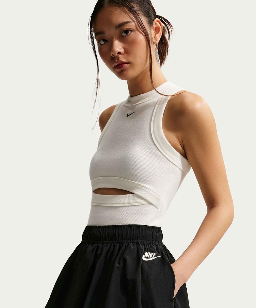 NIKE Sportswear Loose Bubble Skirt W - Black: Chalk / Iq0062-010