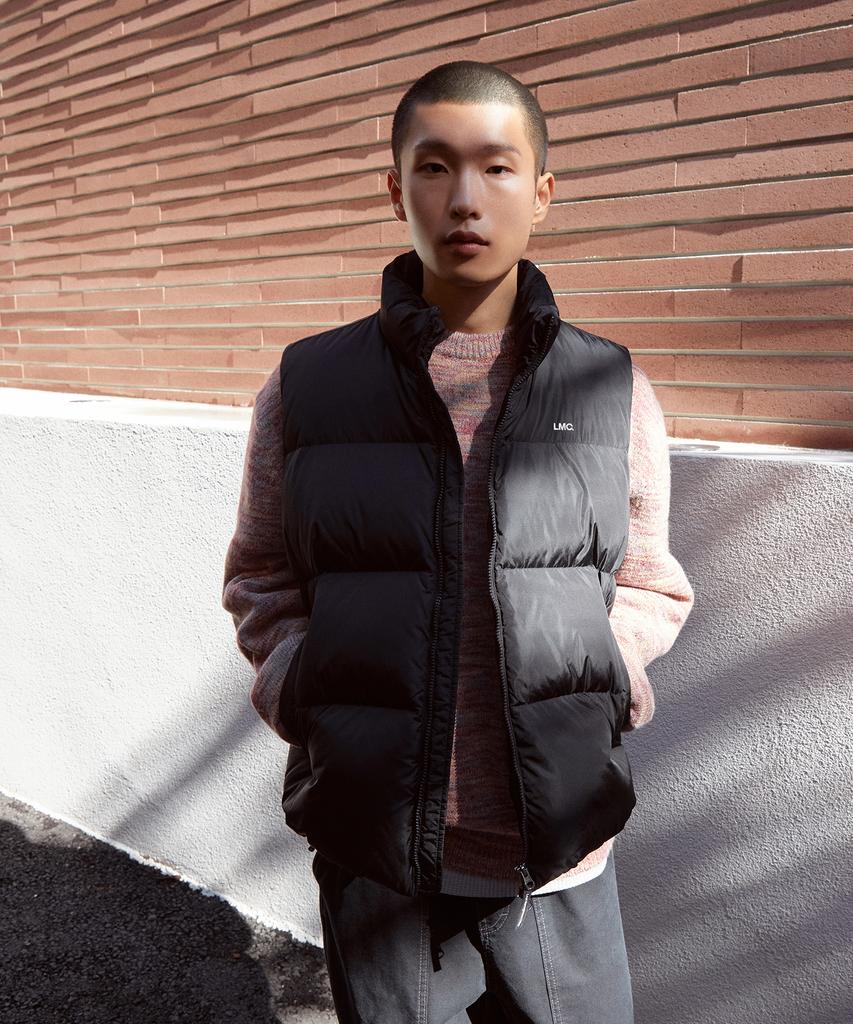 Lmc Og Puffer Duck Down Vest Black
