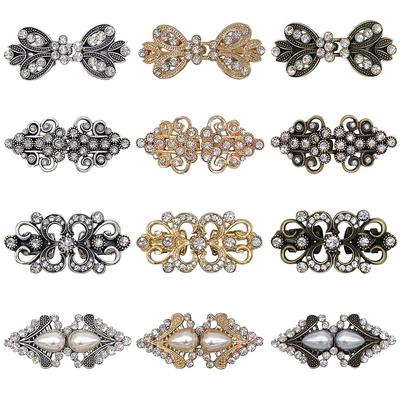 Schalkragen-Schließe Hemd Vintage Brosche Pullover Wirbel-Clip Strickjacken-Clip Umhang Umhang-Clips