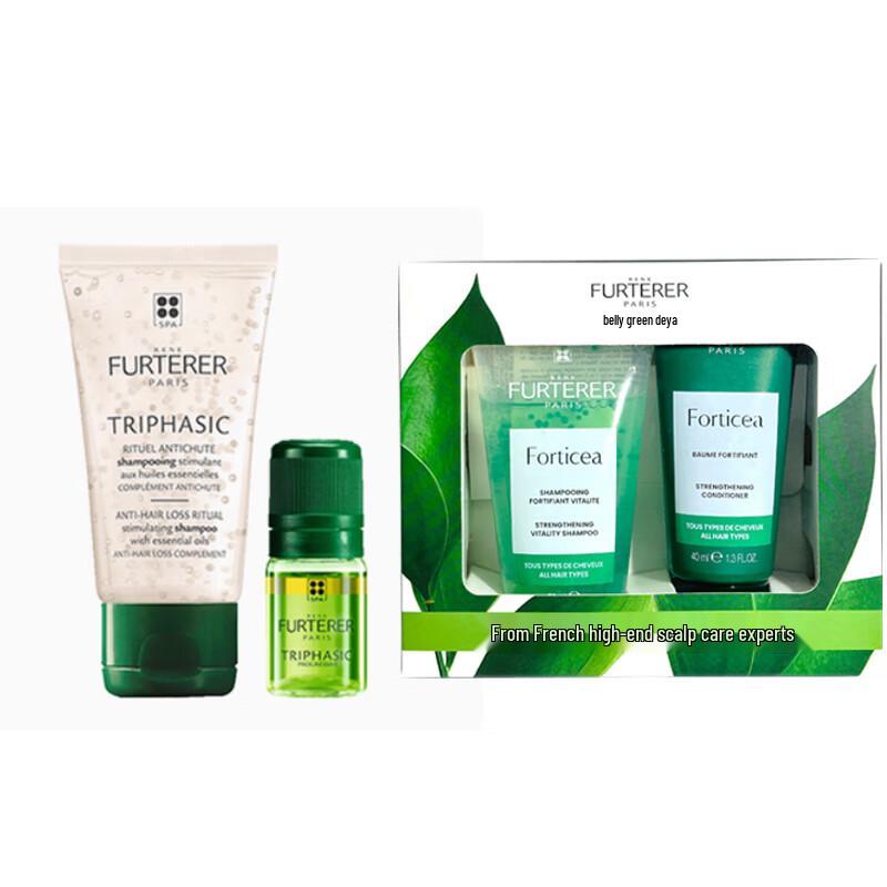 René Furterer Fortifying Hair Care Travel Kit with Scalp Massager