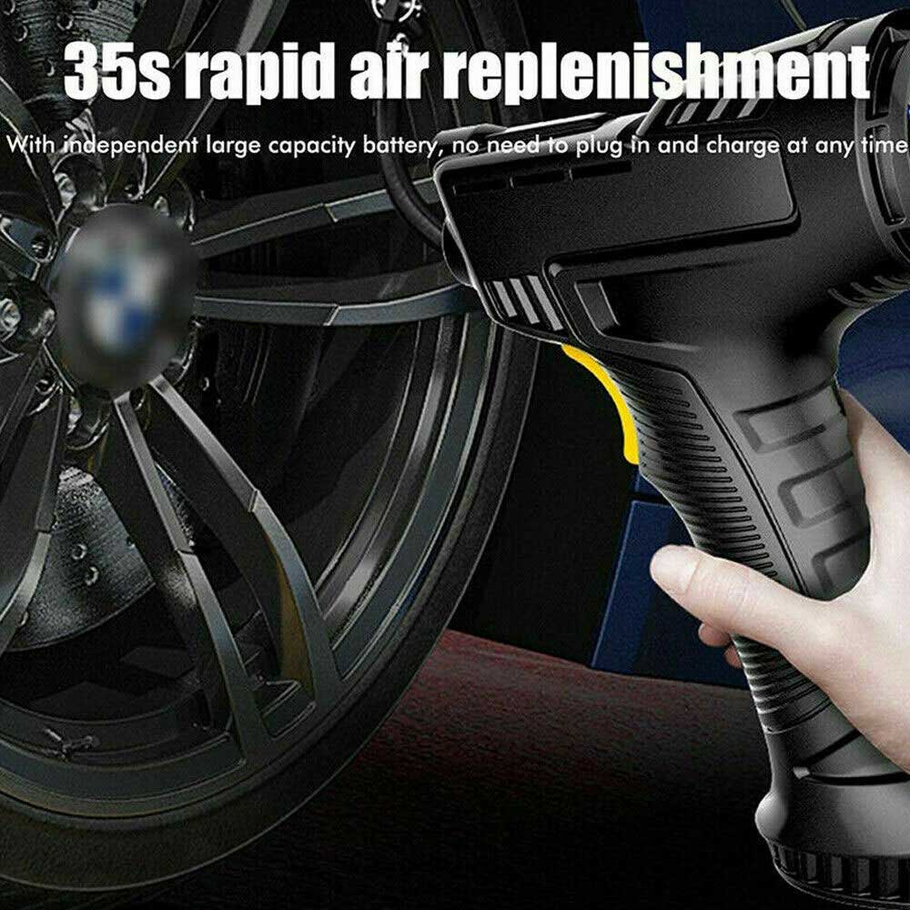 Automatic Cordless LCD Digital Car Tire Inflator Handheld Air Compressor Pump