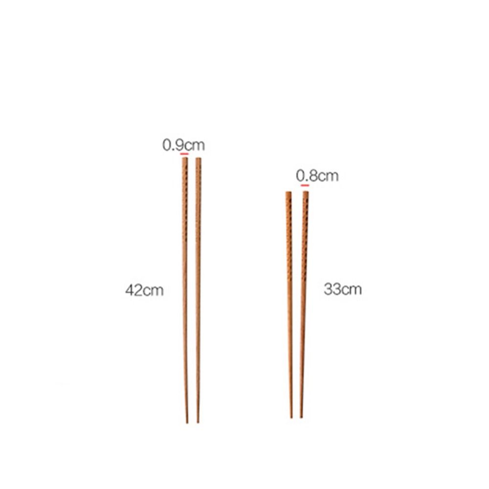 Cooking Tools Tableware Kitchen Supplies Extra Long Wooden Chopsticks Anti-Slip Chopsticks Handmade