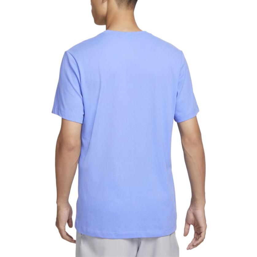 Nike Dri-Fit Soft Comfortable Breathable Quick-Dry Short Sleeve T-Shirt Men Tops Pulse-Blue AR6030-494