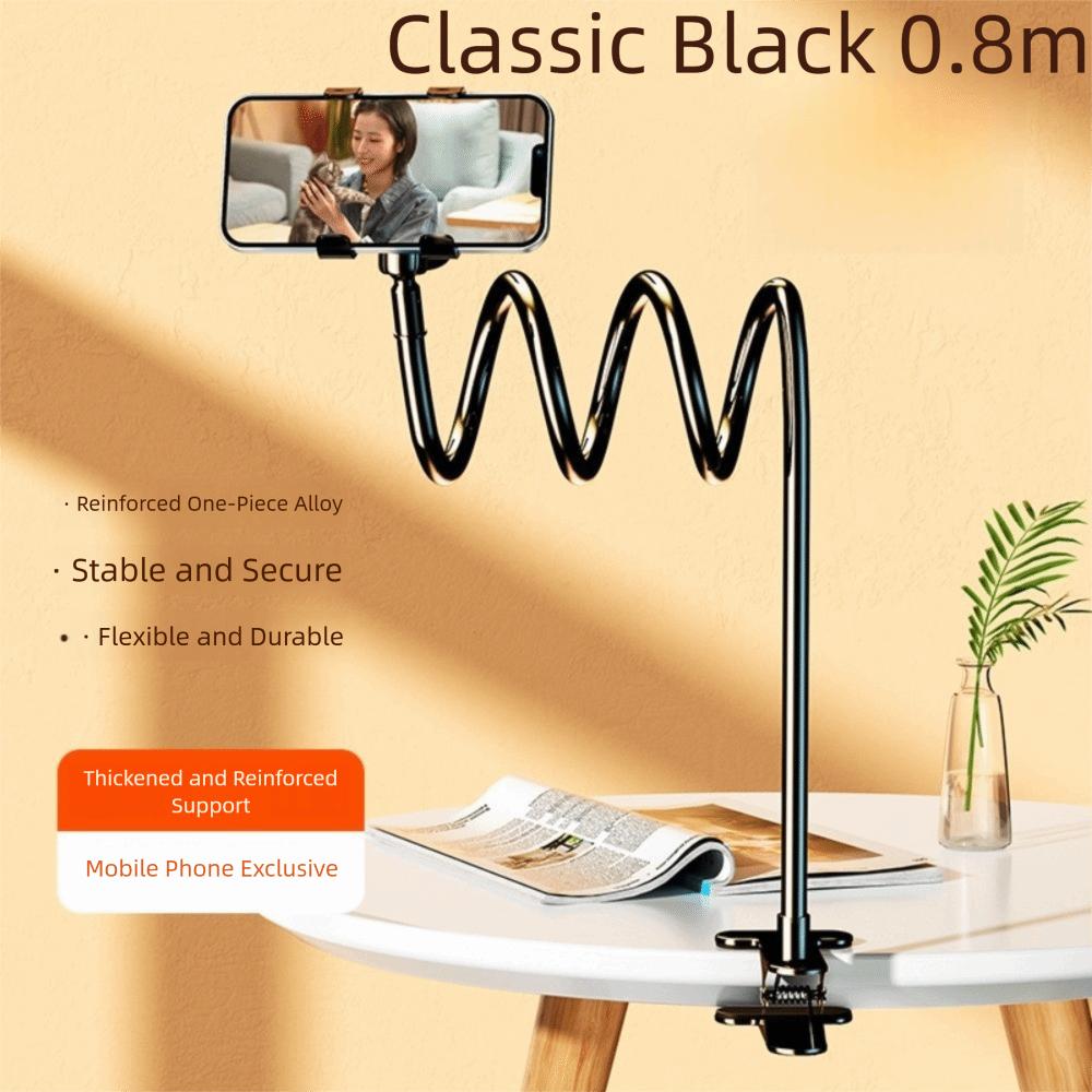 

Домашний Настольный Кронштейн для Кровати Держатель для Мобильного Телефона Складная Гибкая Ленивая Подставка Зажим для Мобильного Телефона style 1 black
