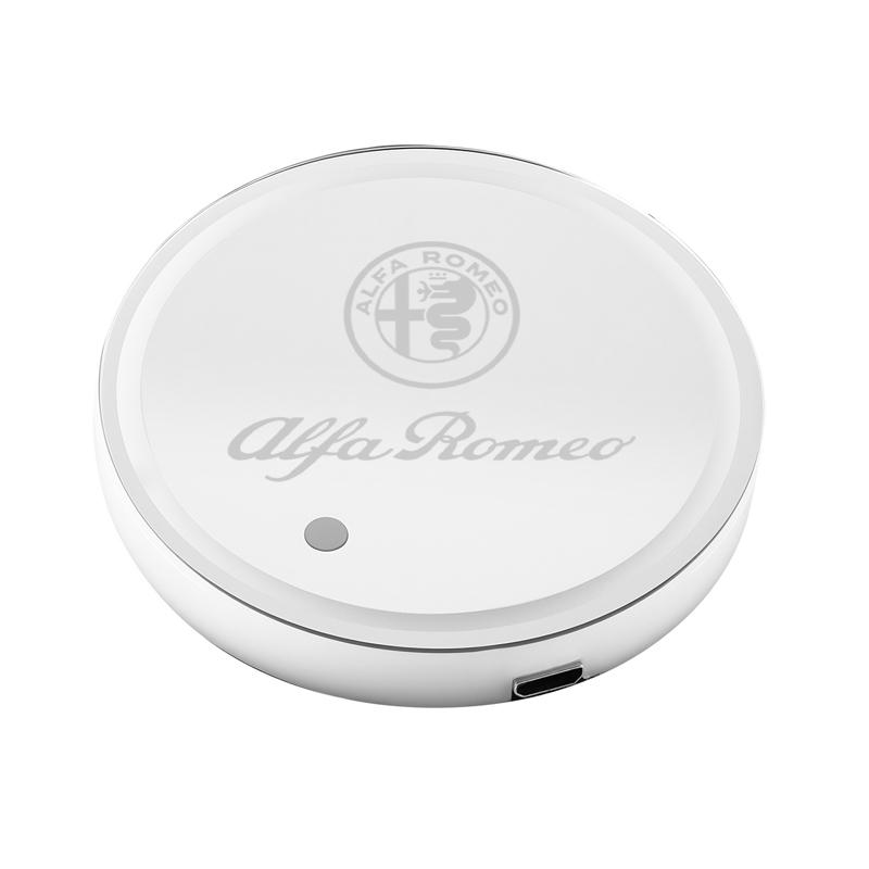 Alfa Romeo Tire Valve Caps Car Glowing Coasters LED Light Water Cup Mat For Alfa Romeo 4C Car USB Charging Color Change Coasters
