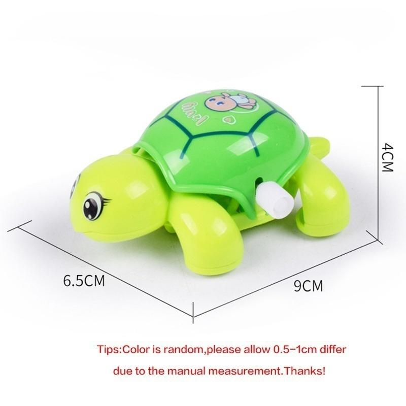 Cute Cartoon Animal Clockwork Tortoise Baby Turtles Toys Infant Crawling Wind UpToy Educational Kids