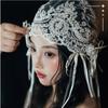 Vintage Wedding Hair Accessories French Lace Bridal Headpiece Bridal Veil  Bridal Event