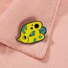 New Pretty Cartoon Square Fish Design Enamel Brooches Cute Clownfish Collar Pins Clothes Accessories With Freeshipping