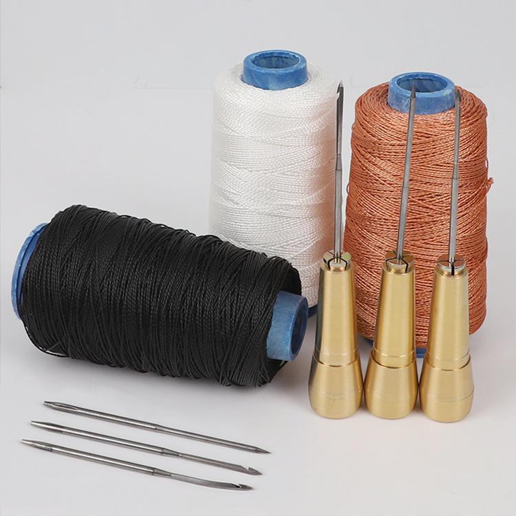 Nylon Thread and Repair Tool Set: Includes Hook Awl, Needle, Crochet Hook for Kite, Shoes, and Household Repairs
