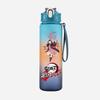 Anime Demon Slayer Aufdruck Wasserbecher Dämonenjäger Große Kapazität Outdoor Tragbar Blaue Trinkflasche für Jungen Mädchen Geschenk