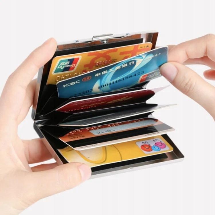 Metal Card Holder With Rfid Blocking