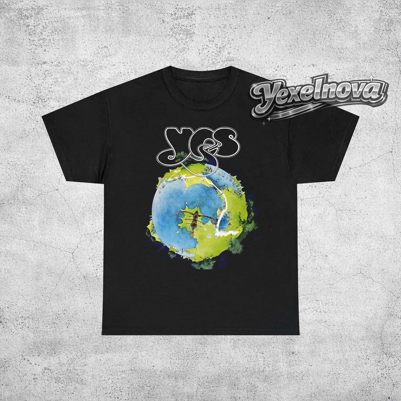 Yes Fragile Album T-Shirt – Jon Anderson, Bruford, Wakeman, Rock Band S